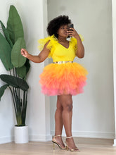 Load image into Gallery viewer, Sunrise mini skirt set