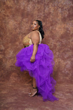 Load image into Gallery viewer, Royalty Hi low Skirt Set