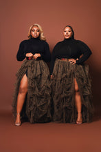Load image into Gallery viewer, Cheetah Hi Slit Skirt Set