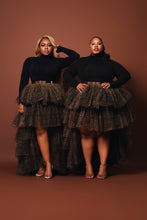 Load image into Gallery viewer, Cheetah Orchid Skirt Set
