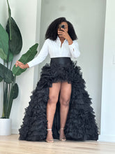 Load image into Gallery viewer, Black Swan Organza Skirt