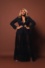 Load image into Gallery viewer, Blazer and Sheer Skirt