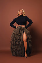 Load image into Gallery viewer, Cheetah Hi Slit Skirt Set