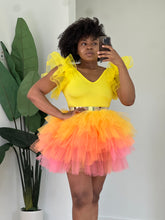 Load image into Gallery viewer, Sunrise mini skirt set