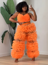 Load image into Gallery viewer, Orange Pant Set
