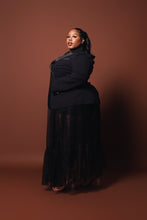 Load image into Gallery viewer, Blazer and Sheer Skirt