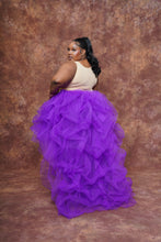 Load image into Gallery viewer, Royalty Hi low Skirt Set