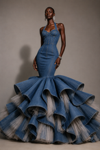 Load image into Gallery viewer, Denim Dynasty Gown