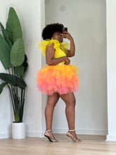 Load image into Gallery viewer, Sunrise mini skirt set