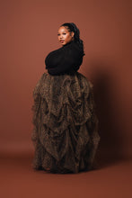 Load image into Gallery viewer, Cheetah Hi Slit Skirt Set
