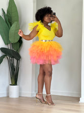 Load image into Gallery viewer, Sunrise mini skirt set