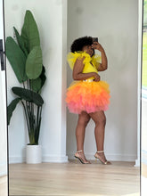 Load image into Gallery viewer, Sunrise mini skirt set