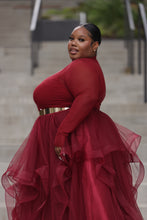Load image into Gallery viewer, Fall Ruby Turtleneck Skirt Set