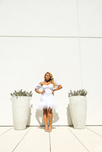 Load image into Gallery viewer, White Mini Dress