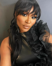 Load image into Gallery viewer, Cynthia Bailey (Actor) in Leather Dress