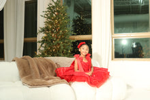 Load image into Gallery viewer, Custom made Kids Red sequins dress