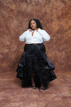 Load image into Gallery viewer, Black Swan Cascade Skirt