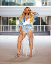 Load image into Gallery viewer, Beyonce Renaissance Concert Fringe Shorts