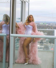 Load image into Gallery viewer, Sierra in Mauve Tulle Robe