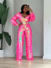 Load image into Gallery viewer, Custom Birthday Jumpsuit in Pink
