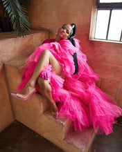 Load image into Gallery viewer, Christina Milian (Actress) in Fuchsia Orchid Dress