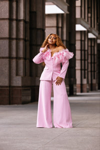 Spring is here Light Pink Power Suit