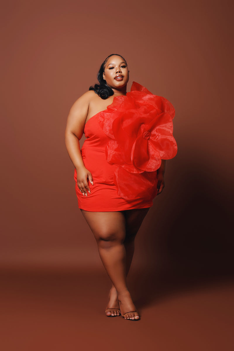 Oyemwen Back to Business Red Blazer Tulle Dress main image 1