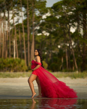 Load image into Gallery viewer, Oyemwen Maternity Sheer Dress