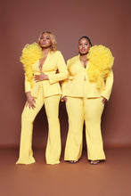 Load image into Gallery viewer, Yellow Tulle Power Suit