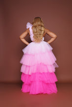 Load image into Gallery viewer, Pink Ombré Bow Skirt Set