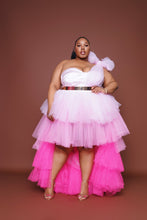 Load image into Gallery viewer, Pink Ombré Bow Skirt Set