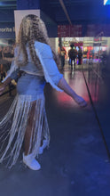 Load and play video in Gallery viewer, Beyonce Renaissance Concert Fringe Shorts