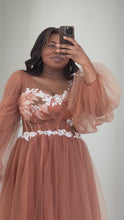 Load and play video in Gallery viewer, Cinnamon goddess Dress
