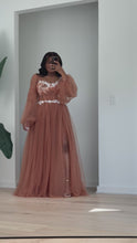Load and play video in Gallery viewer, Cinnamon goddess Dress