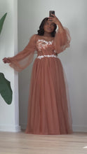 Load and play video in Gallery viewer, Cinnamon goddess Dress