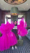 Load and play video in Gallery viewer, Fuchsia skirt set