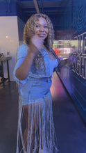 Load and play video in Gallery viewer, Beyonce Renaissance Concert Fringe Shorts