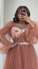 Load and play video in Gallery viewer, Cinnamon goddess Dress