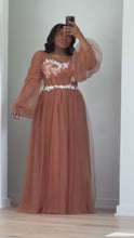 Load and play video in Gallery viewer, Cinnamon goddess Dress