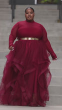 Load and play video in Gallery viewer, Fall Ruby Turtleneck Skirt Set