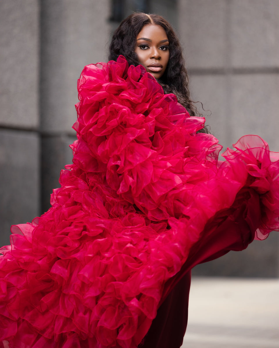 Organza Sheer Dress Set – Oyemwen