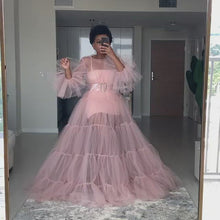 Load and play video in Gallery viewer, Custom made sheer 70s dress
