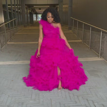 Load and play video in Gallery viewer, Back to Business Fuchsia Dress