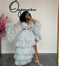 Load image into Gallery viewer, Polka Dot Orchid Skirt Set