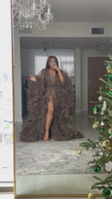 Load and play video in Gallery viewer, Tulle Robe with a Train