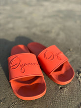 Load image into Gallery viewer, Orange One Shoulder swimsuit