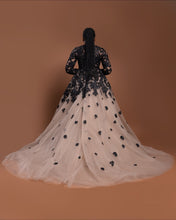Load image into Gallery viewer, Nude Lace Mockneck Dress
