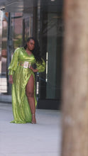 Load and play video in Gallery viewer, Business in front, Party in the back Neon Sequins Birthday Dress