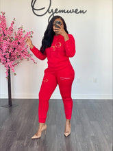 Load image into Gallery viewer, Holiday Edit Hooded Luxe Leisure Sweat Set