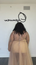 Load and play video in Gallery viewer, Fitted Sheer dress